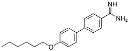 4'-HEXYLOXY-BIPHENYL-4-CARBOXAMIDINE 结构式