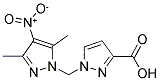 1-(3,5-DIMETHYL-4-NITRO-PYRAZOL-1-YLMETHYL)-1 H-PYRAZOLE-3-CARBOXYLIC ACID 结构式