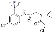 2-CHLORO-N-(2-[[4-CHLORO-2-(TRIFLUOROMETHYL)PHENYL]AMINO]-2-OXOETHYL)-N-ISOPROPYLACETAMIDE 结构式
