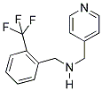 1-PYRIDIN-4-YL-N-(2-(TRIFLUOROMETHYL)BENZYL)METHANAMINE 结构式