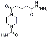 4-(4-HYDRAZINOCARBONYL-BUTYRYL)-PIPERAZINE-1-CARBOXYLIC ACID AMIDE 结构式