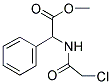 2-(2-氯乙酰胺基)-2-苯基乙酸甲酯 结构式