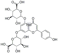 APIGENIN-7-DIGLUCURONIDE 结构式