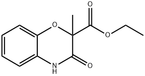 3-氧代-2-甲基-4H-1,4-苯并恶嗪-2-羧酸乙酯 结构式