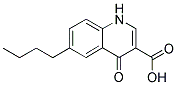 6-BUTYL-4-OXO-1,4-DIHYDRO-QUINOLINE-3-CARBOXYLIC ACID 结构式