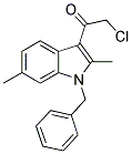 1-(1-Benzyl-2,6-dimethyl-1H-indol-3-yl)-2-chloro-ethanone 结构式