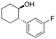 trans-2-(3-Fluorophenyl)cyclohexanol 结构式