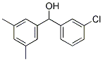 (3-氯苯基)(3,5-二甲基苯基)甲醇 结构式