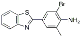 4-(1,3-BENZOTHIAZOL-2-YL)-2-BROMO-6-METHYLANILINE 结构式