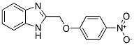 2-(4-NITRO-PHENOXYMETHYL)-1H-BENZOIMIDAZOLE 结构式