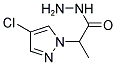 2-(4-氯-1H-吡唑-1-基)丙酰肼 结构式