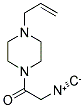 4-ALLYL-PIPERAZINO-1-ISOCYANO-ACETAMIDE 结构式