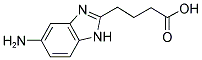 4-(5-AMINO-1H-BENZOIMIDAZOL-2-YL)-BUTYRIC ACID 结构式