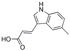 3-(5-METHYL-1H-INDOL-3-YL)-ACRYLIC ACID 结构式