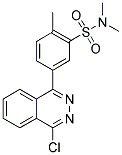 5-(4-CHLORO-PHTHALAZIN-1-YL)-2,N,N-TRIMETHYL-BENZENESULFONAMIDE 结构式