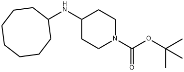 1-BOC-4-环辛基氨基哌啶 结构式