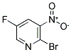 2-BROMO-5-FLUORO-3-NITROPYRIDINE 结构式