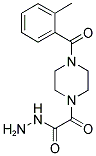 [4-(2-Methyl-benzoyl)-piperazin-1-yl]-oxo-acetic acid hydrazide 结构式
