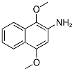 1,4-DIMETHOXY-2-NAPHTHYLAMINE 结构式