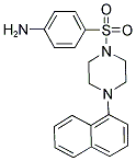 4-([4-(1-Naphthyl)piperazin-1-yl]sulfonyl)aniline 结构式