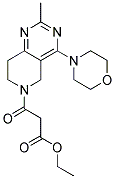 ETHYL 3-(2-METHYL-4-MORPHOLIN-4-YL-7,8-DIHYDROPYRIDO[4,3-D]PYRIMIDIN-6(5H)-YL)-3-OXOPROPANOATE 结构式