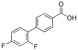 2',4'-DIFLUORO-BIPHENYL-4-CARBOXYLIC ACID 结构式