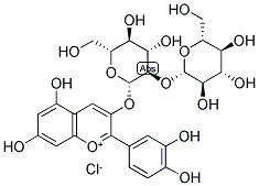 CYANIDIN-3-SOPHOROSIDE 结构式
