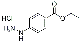 4-HYDRAZINO-BENZOIC ACID ETHYL ESTER HCL 结构式