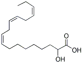 2(R,S)-羟基-9(Z),12(Z),15(Z)-十八碳三烯酸 结构式