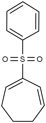 2-(PHENYLSULFONYL)-1,3-CYCLOHEPTADIENE 结构式