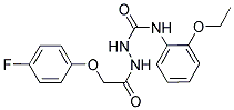 1-(2-(4-FLUOROPHENOXY)ACETYL)-4-(2-ETHOXYPHENYL)SEMICARBAZIDE 结构式