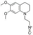 1-(2-ISOCYANOETHYL)-6,7-DIEMTHOXY-1,2,3,4-TETRAHYDROQUINOLINE 结构式