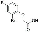 (2-BROMO-4-FLUORO-PHENOXY)-ACETIC ACID 结构式