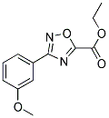 Ethyl 3-(3-methoxyphenyl)-1,2,4-oxadiazole-5-carboxylate 结构式