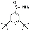 2,6-DITERT-BUTYLISONICOTINAMIDE 结构式