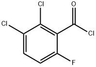 2,3-二氯-6-氟苯甲酰氯 结构式