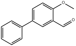 4-甲氧基-联苯-3-甲醛 结构式