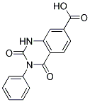 2,4-DIOXO-3-PHENYL-1,2,3,4-TETRAHYDROQUINAZOLINE-7-CARBOXYLIC ACID 结构式