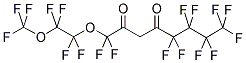 Octadecafluoro-9,12-dioxa-5,7-tridecanedione 结构式