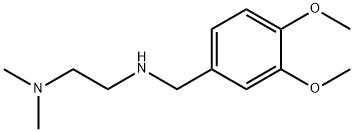 N'-(3,4-DIMETHOXY-BENZYL)-N,N-DIMETHYL-ETHANE-1,2-DIAMINE 结构式