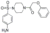 4-([4-(PHENOXYACETYL)PIPERAZIN-1-YL]SULFONYL)ANILINE 结构式