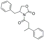 4-BENZYL-3-(3-PHENYLBUTYRYL)OXAZOLIDIN-2-ONE 结构式
