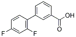 2',4'-DIFLUORO-BIPHENYL-3-CARBOXYLIC ACID 结构式