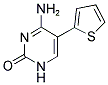 4-AMINO-5-(2-THIENYL)-2(1H)-PYRIMIDINONE 结构式