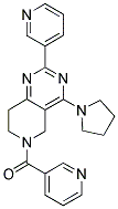 PYRIDIN-3-YL-(2-PYRIDIN-3-YL-4-PYRROLIDIN-1-YL-7,8-DIHYDRO-5H-PYRIDO[4,3-D]PYRIMIDIN-6-YL)-METHANONE 结构式