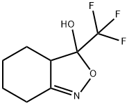 3-TRIFLUOROMETHYL-3,3A,4,5,6,7-HEXAHYDROBENZO[C]ISOXAZOL-3-OL 结构式