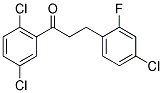 3-(4-CHLORO-2-FLUOROPHENYL)-2',5'-DICHLOROPROPIOPHENONE 结构式