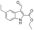 5-ETHYL-3-FORMYL-1H-INDOLE-2-CARBOXYLIC ACID ETHYL ESTER 结构式