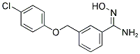 3-[(4-CHLOROPHENOXY)METHYL]-N'-HYDROXYBENZENECARBOXIMIDAMIDE 结构式