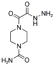 4-HYDRAZINOOXALYL-PIPERAZINE-1-CARBOXYLIC ACIDAMIDE 结构式